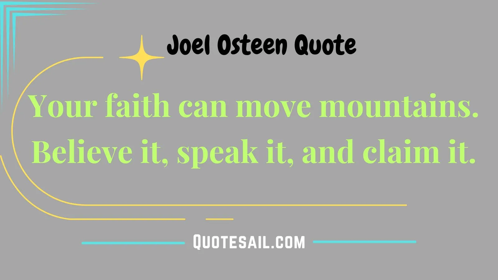 Joel Osteen Quote